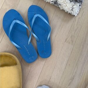 Blue Flip Flops